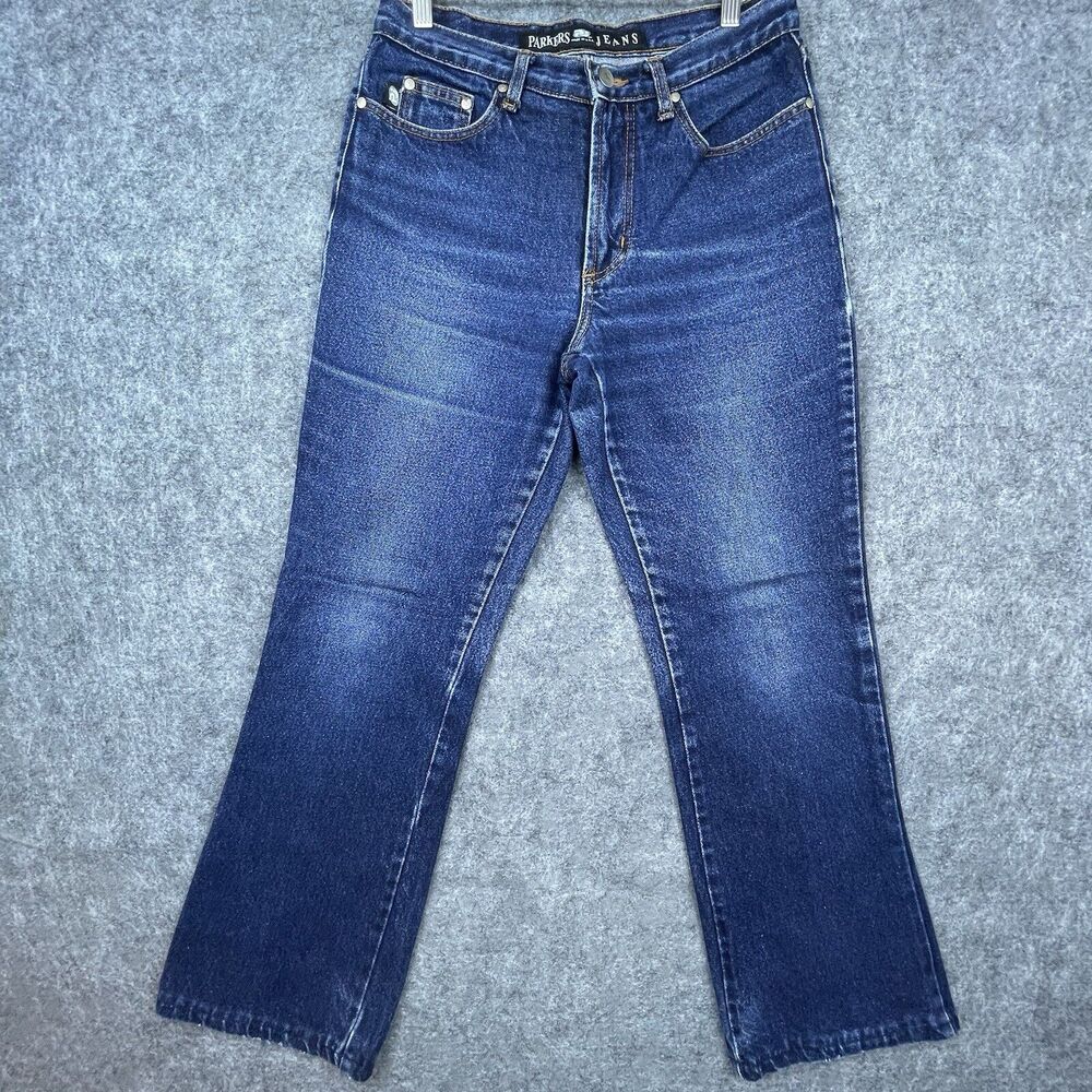 Vintage Parkers Jeans Womens Medium Kick Flare Bootcut Western Riding‎ USA